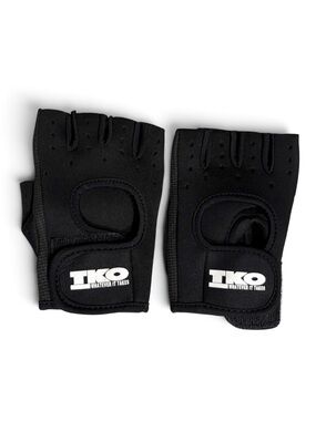 TKO Black Fingerless Workout Gloves
